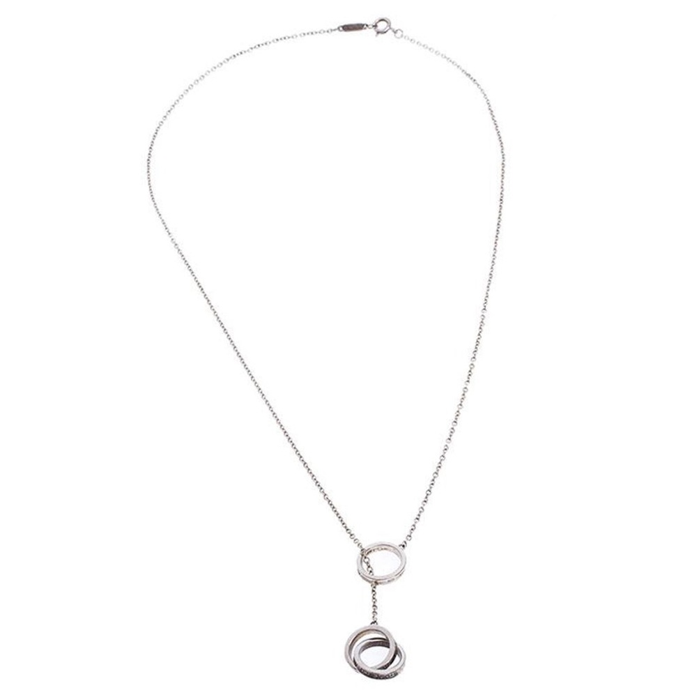 Tiffany 1837 Interlocking Circles Lariat Necklace